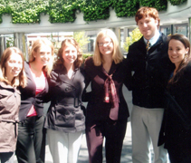 Megan Moreno, MD, MSEd, MPH (fourth from left), and her research team are investigating the impact that social media sites such as Facebook have on adolescent health.